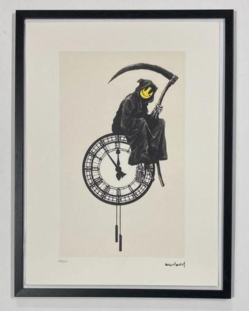 BANKSY : lithografie met certificaat beschikbaar voor biedingen