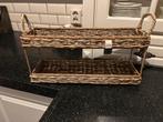 Rattan double  tray riviera maison, Huis en Inrichting, Ophalen of Verzenden, Zo goed als nieuw