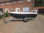 Boot + buitenboordmotor 8pk (met garantie)+ kiepbare trailer, Watersport en Boten, Ophalen, Gebruikt, Minder dan 10 pk, Tot 6 meter