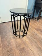 Zware Bijzettafel - Metaal & Natuursteen, Huis en Inrichting, Tafels | Bijzettafels, Ophalen, Minder dan 45 cm, Minder dan 55 cm
