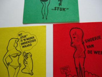 sticker oud Carnaval pinup strip snoepje vd week pin up pop beschikbaar voor biedingen