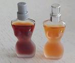 2 Flesjes Jean Paul Gaultier, Ophalen of Verzenden, Zo goed als nieuw, Miniatuur, Gevuld