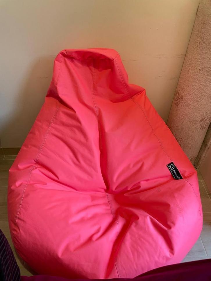 Casacomfy Zitzak Roze - Weinig Gebruikt!, Huis en Inrichting, Zitzakken, Zo goed als nieuw, Zitzak, Roze, Ophalen
