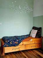 Houten Kinderbed met Lades, Ophalen, 70 tot 85 cm, Zo goed als nieuw, Lattenbodem