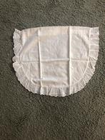 Vintage Kussensloop met Broderie Details, Eenpersoons, Wit, Ophalen of Verzenden, Zo goed als nieuw