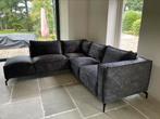 NIEUW hoekbank antraciet velvet, Ophalen, Nieuw, Stof
