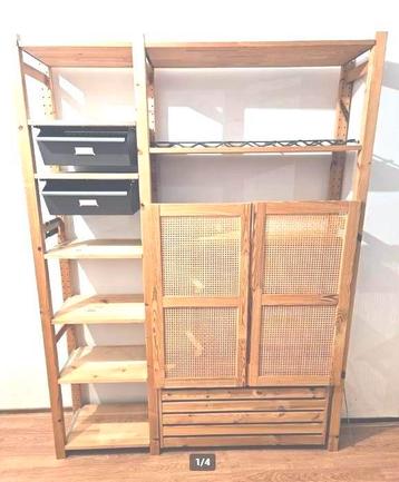 Ivar hoekkasten opbergkisten webbing voorzetdeurtjes - afbeelding 2