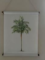 Botanische Print - Palmboom canvas wanddecoratie palm, Huis en Inrichting, Woonaccessoires | Schilderijen, Tekeningen en Foto's