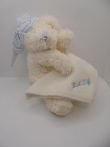 PLUCHE KNUFFEL BEER BABY BLAUW Appletree NIEUW   beschikbaar voor biedingen