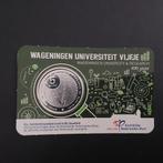 5 euro in coincard Wageningen Universiteit vijfje BU, Ophalen of Verzenden, Koningin Beatrix, Euro's
