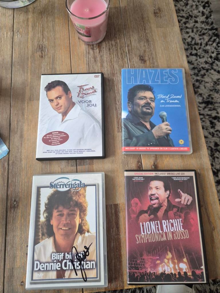 Muziek DVD Collectie: Frans Bauer, Hazes, Lionel Richie, Alle leeftijden, Ophalen of Verzenden, Zo goed als nieuw