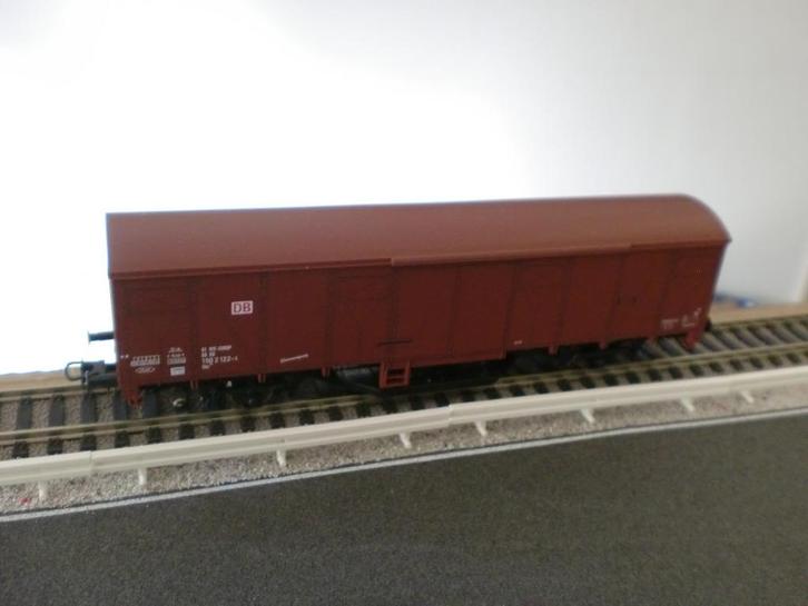 Piko H0 gesloten bruine schoonmaakwagon DB, Hobby en Vrije tijd, Modeltreinen | H0, Zo goed als nieuw, Wagon, Gelijkstroom, Piko