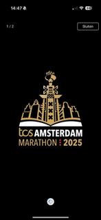 Ticket Amsterdam Marathon, Tickets en Kaartjes, Eén persoon