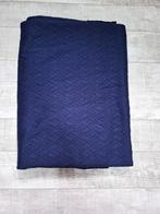 blauwe stof relief stepped jersey stretch lap stof, Ophalen, Blauw, 120 cm of meer, Nieuw