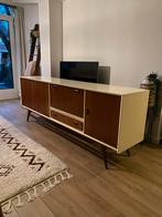 Vintage Van teeffelen for webe dressoir lowboard, teak / wit, Ophalen of Verzenden, Zo goed als nieuw, 25 tot 50 cm