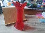 Rood Murano glas Vaas jaren 60/70, Ophalen of Verzenden