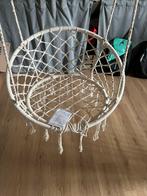 Hangstoel geknoopt touw creme, Ophalen, Nieuw, Eenpersoons, Opvouwbaar