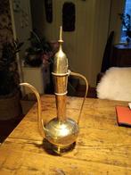 Messing arabische kan hoogte ca 25  cm, Antiek en Kunst, Curiosa en Brocante, Ophalen