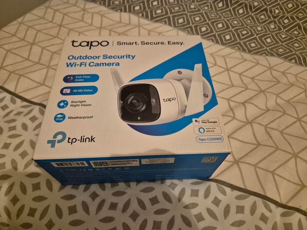 TP-Link Tapo C320WS Buitencamera - Nieuw!, Ophalen of Verzenden, Nieuw, Buitencamera