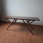 Vintage jaren 50 Deens design salontafel hout, Huis en Inrichting, Ophalen, Gebruikt, 100 tot 150 cm, 50 tot 100 cm