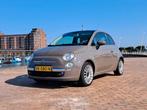Fiat 500 1.4 16V, 101pk bouwjaar 6-2009, kleur Cappuccino, Stof, Particulier, USB, Overige kleuren