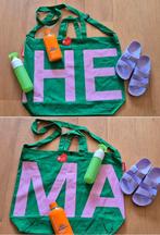 🏖🩴🕶 Grote Limited editie HEMA strandtas groen tas, Overige typen, Nieuw, Ophalen of Verzenden, Hema
