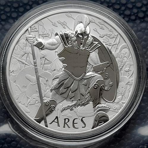 2023 Gods Of Olympus Ares 1 oz silver BU, Postzegels en Munten, Munten | Oceanië, Zilver, Ophalen of Verzenden
