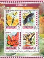 2016 Salomoneilanden Fauna Insecten Vlinder en Motten, Ophalen of Verzenden, Postfris, Dier of Natuur