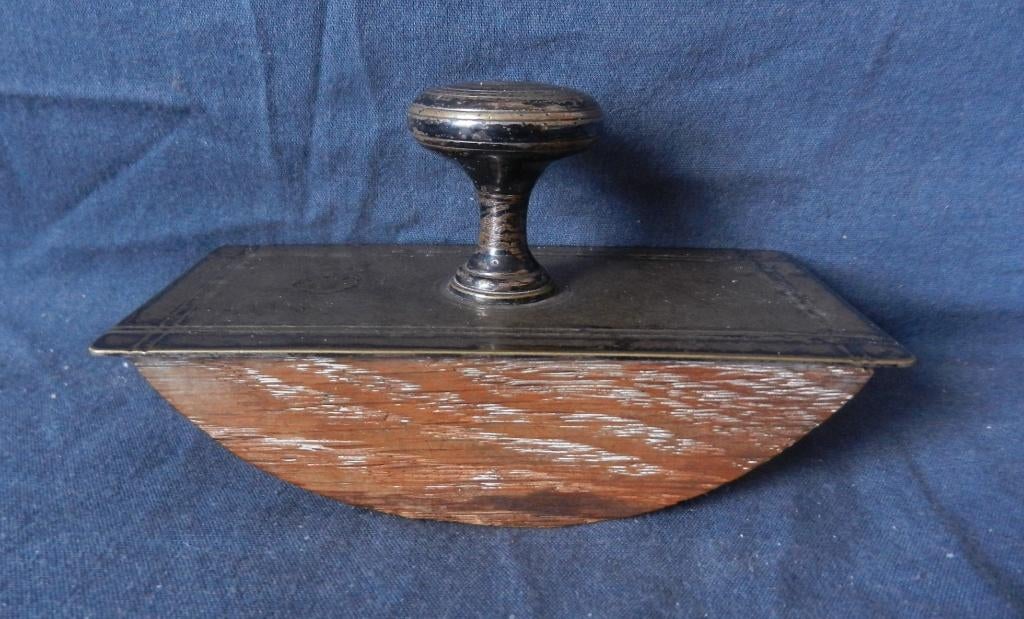 Messing vloeihobbel / vloeiroller Jan Eisenloeffel ca.1905, Antiek en Kunst, Antiek | Koper en Brons, Koper, Ophalen of Verzenden