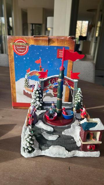 Kerstdorp Lumineo kerst landschap. beschikbaar voor biedingen