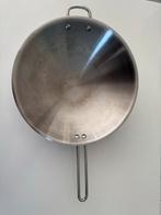AEG fusion Wokpan - 32cm - Bolle Bodem, Huis en Inrichting, Keuken | Potten en Pannen, Gebruikt, Inductieplaat, Ophalen of Verzenden
