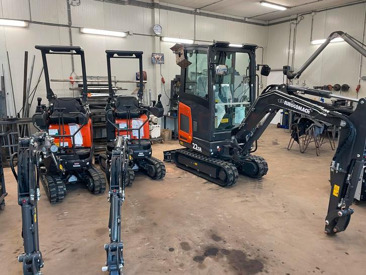 Nieuwe Eurocomach Minigravers - Diverse Modellen, Zakelijke goederen, Machines en Bouw | Kranen en Graafmachines, Graafmachine