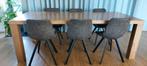 Eettafel massief eikenhout, Huis en Inrichting, Ophalen, Gebruikt