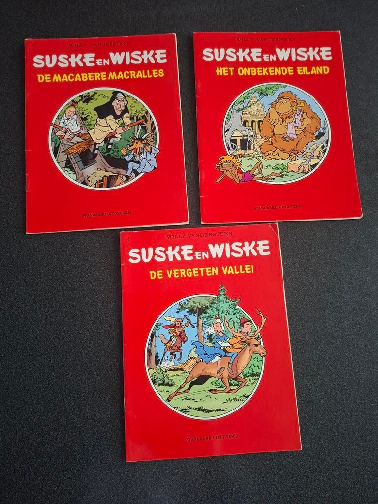Suske en Wiske - 3 boeken reclame reeks AH, Meerdere stripboeken, Ophalen of Verzenden, Gelezen