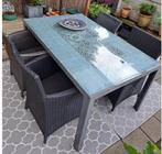 Tuinstel, tafel + 4 stoelen, Ophalen, Gebruikt, Stoel