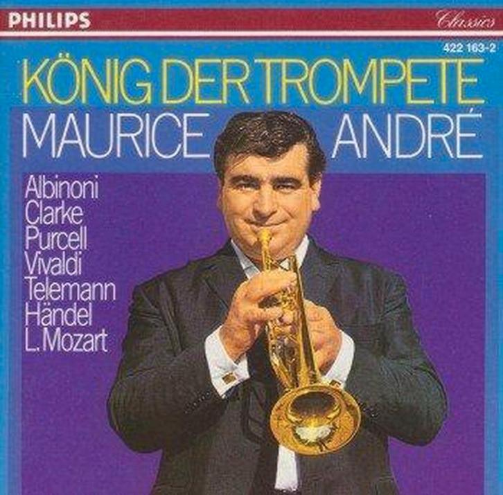 ALBINONI CLARKE PURCELL Maurice Andre CD PHILIPS, Cd's en Dvd's, Cd's | Klassiek, Gebruikt, Orkest of Ballet, Barok, Ophalen of Verzenden