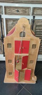 Houten grachtenpand pakhuis huis speelhuis, Kinderen en Baby's, Speelgoed | Poppenhuizen, Ophalen of Verzenden, Zo goed als nieuw