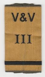 Rang Opleiding Veiligheid & Vakmanschap (VeVa), niveau 3, Ophalen of Verzenden, Landmacht, Nederland, Embleem of Badge