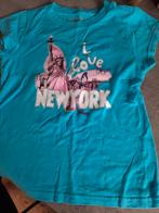 Leuk T-shirt met New York print, maat 122-128, Kinderen en Baby's, Kinderkleding | Maat 122, Gebruikt, Meisje, Ophalen of Verzenden