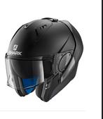 Shark Evo-One 2 Blank - Mat Zwart Maat Large, Motoren, Kleding | Motorhelmen, Systeemhelm, Shark, Ophalen of Verzenden, L