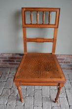Prachtige ronde antieke mahonie eettafel met 4 stoelen., Antiek en Kunst, Antiek | Meubels | Tafels, Verzenden