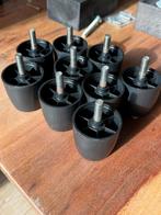 Bank poten 9 stuks 10 mm schroefdraad!, Huis en Inrichting, Banken | Bankstellen, Ophalen of Verzenden, Zo goed als nieuw