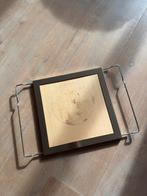 Steel oven Pizzasteen inc frame, Ophalen of Verzenden, Zo goed als nieuw