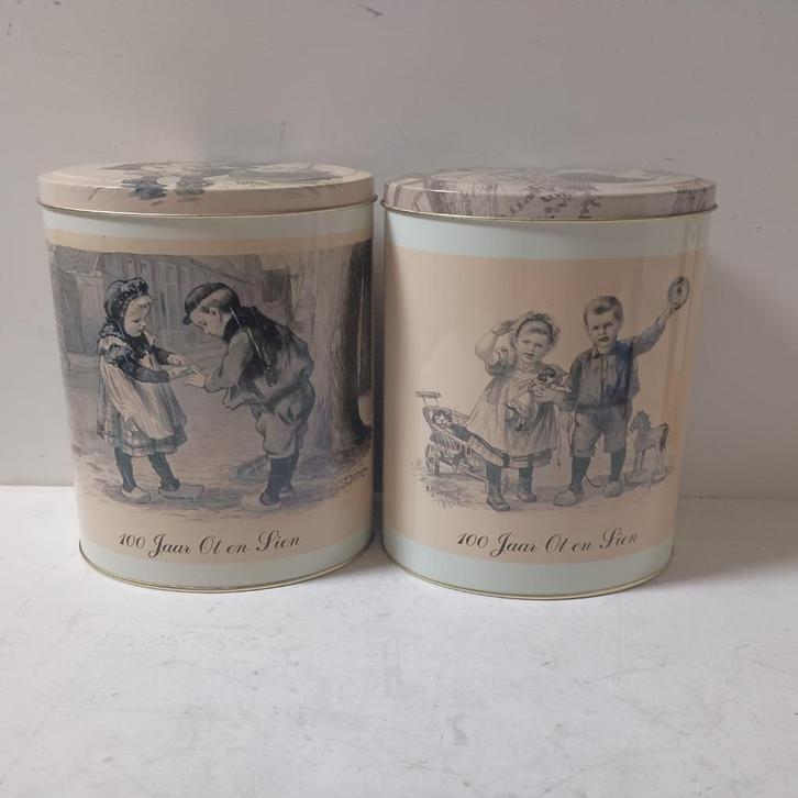 100 jaar ot en sien, Verzamelen, Blikken, Zo goed als nieuw, Koek(jes), Overige merken, Ophalen of Verzenden