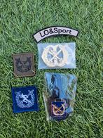 Setje emblemen LO/Sport Organisatie KL, Ophalen, Landmacht, Nederland, Embleem of Badge