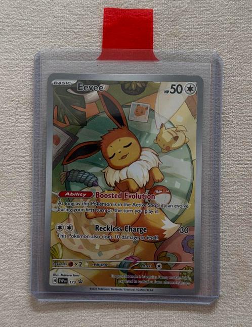 Eevee 173 blackstar promo pokemon, Hobby en Vrije tijd, Verzamelkaartspellen | Pokémon, Zo goed als nieuw, Losse kaart, Ophalen of Verzenden