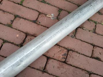 RVS buis 76,1x2 1.4301 304L 1.65m lang beschikbaar voor biedingen