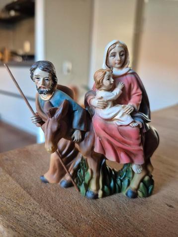 Vlucht van Egypte - Polystone Beeldje beschikbaar voor biedingen