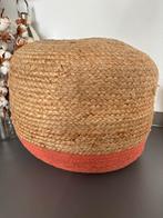 Poef Nala - naturel/terra - Ø48x38 cm, Minder dan 50 cm, Rond, Minder dan 50 cm, Ophalen of Verzenden