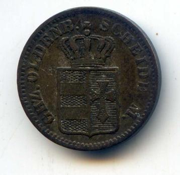 Oldenburg 1/2 Groschen 1869 Oplage 120.000 beschikbaar voor biedingen